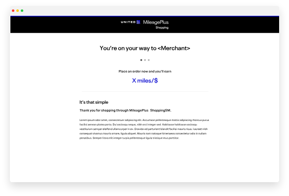 How it works United MileagePlus Shopping
